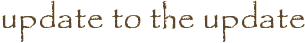 update to the update