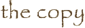 the copy